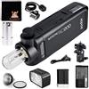 GODOX AD200 Pocket Flash luce Flash TTL 200Ws HSS 1/8000s con 2900 mAh Ricaricabile Batteria per Canon Nikon Sony DSLR Fotocamera