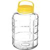 Kadax Cucumber Glass Cocchio - Barattolo di Muratore con Conservazione Ermetica - Vetro per Cetrioli Universale (5L)