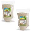 JR FARM Sabbia speciale per cincillà | Confezione Doppia | 2 x 1 kg | Sabbia delicata per la pulizia e cura regolare dei cincillà morbidi | Composta da sepiolite argillosa