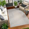Livabliss Kemer Tappeto da Esterno ed Interni Tappeto Esterno Terrazzo Moderne, per Giardino, Balcone, Stile Boho Tappeti Ampi Dimensioni, 120x170 cm Avorio e Grigio Chiaro