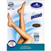 Sauber Linea Classica Collant Open Toe In Maglia Microrete 140 Den Neutro Beige Taglia 3