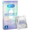 DUREX Reckitt Benckiser H.(It.) Durex Invisible Extra Lubrificante 6 Pezzi