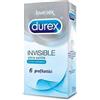 Durex Invisible Preservativi Ultra Sottili 6 Pezzi