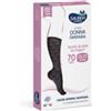 Calza Sauber Donna Qskin 70 Miniscacco Nero/Blu L/Xl