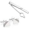 STERLL Set Di Gemelli E Fermacravatta In Argento Per Uomo Con Confezione Regalo