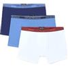 Emporio Armani Core LOGOBAND 3-Pack Boxer Shorts, BIANC/INCHIOS/AZZURR, L Men's