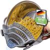Netrox Scolapasta in Silicone con Clip Grande - Colino per pasta da appendere a pentola, padelle e ciotole - lavabile in lavastoviglie e adatto agli alimenti - Colapasta, Cucina, Cose per la Casa