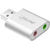 InLine 33051S - Adattatore Audio USB, Mini alloggiamento in Alluminio