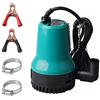 SWAWIS Pompa Sommersa Acque Sporche Immersione DC 12V 50W 4200L/H con Cavo da 2,3 m, Morsetto, per Pozzo Svuota Piscina