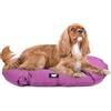 Ferplast Cuccia Cane Taglia Media - Cuscino Tessuto Antigraffio Lavabile in Lavatrice a 30° - Materassino Impermeabile 65 x 42 x 3 cm - Viola