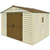 Duramax WoodBridge Plus, Dimensioni esterne (LxPxH): 324,8 x 247 x 233,2 cm — Beige e marrone