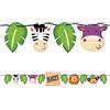 Creative Converting Safari Adventure Circle Ribbon Striscione, multicolore