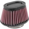 K&N Filtro Aria Universale Ovale/Conico 62mm flangia, 114mm x 95mm base, 89mm x 64mm top, 70mm altezza (RU-2780)