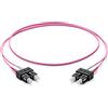 Corning Cavo patch in fibra ottica 2 x 2,0 mm - Multimode Duplex: SC PC Duplex su SC PC Duplex, 3 m (Violet) - OM4