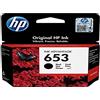 HP 653 1 pezzo(i) Originale Resa standard Nero