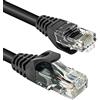 VulTech TAAU020-UTP-BK Cavo di Rete 2m | Cat.6 Ethernet Gigabit LAN (RJ45) | 10/100/1000Mbit/s | Cavo Patch | UTP | Compatibile con Cat.5 / Cat.5e / Cat.7 | 24 AWG |Nero