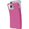 SBS Cover per iPhone 13 Pro Fucsia Pantone 806 C, Custodia Morbida e Flessibile Antigraffio, Cover Sottile e Comoda da Tenere in Tasca, Custodia Compatibile con Ricarica Wireless