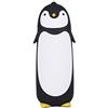 Kuuleyn 300 ML Tazza Pinguino, Bottiglia D'acqua,Termos Caffè,Penguin Thermos sottovuoto in acciaio inossidabile n vetro pinguino carina portatile Tazza a doppio strato Tazza da viaggio(Nero)