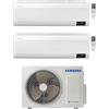 Samsung Climatizzatore Samsung Windfree Avant Wi-fi Dual split inverter 7000 + 9000 btu gas R32 (U.E. AJ040TXJ2KG/EU)