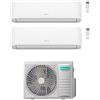 Hisense Climatizzatore Hisense Hi-Comfort Wi-fi Dual split inverter 9000 + 9000 btu gas R32 (U.E. 2AMW52U4RXC)