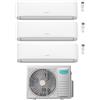 Hisense Climatizzatore Hisense Hi-Comfort Wi-fi Trial split inverter 9000 + 9000 + 18000 btu gas R32 (U.E. 3AMW72U4RJC)