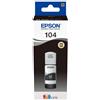 Epson C13T00P140 Flacone 104 Nero EcoTank ET2710 ET2714 ET2720/1 ET4700 - C13T00P140