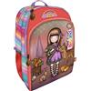 SANTORO Zaino Large 3 Cerniere Gorjuss Be Kind To All Creatures