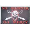 AZ FLAG Bandiera Pirata No Quarter No Mercy 150x90 cm 2 Occhielli | Uso interno ed esterno bandiera decorativa dei pirati doppie cuciture e bordi rinforzati con occhielli metallici