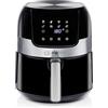 alpina Airfryer - Friggitrice ad aria calda da 3,5 l, 1400 W, temperatura regolabile da 80 a 200 °C, forno per 3 a 5 persone, friggitrice ad aria con timer fino a 60 minuti, display digitale, metallo,