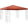 QUICK STAR Quick-Star - Tetto di Ricambio per Gazebo, 3 x 3 m, Colore: Arancia rossa