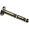Gardinia Supporto Combinato Doppio con Base in Metallo per bastoni per Tende, 2 binari, Aperto, incl. Materiale di Montaggio