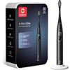 Oclean X Pro Elite Spazzolino Elettrico, Touch screen intelligente, 45 dB, 84.000 Movimenti al minuto, 32 Livelli di intensità, 4 Modalità, Sensore di pressione, Durata 35 giorni, IPX7, Nero