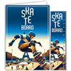 AFIE 69-1016 Carta SKATEBOARD con busta, 12 x 17,5 cm, per sport urbani Street e Park Skatepark Trocadero Tour Eiffel Parigi - Collezione Passione Sport dei Giochi Olimpici - Made in France