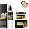 Utapossin Snail 96 Mucin Power Essence 100ml + Snail Mucin 92 Crema 100g, Essenza Viso con 96% Bava di Lumaca, Con Collagene e Acido Ialuronico, Riduce le Rughe Sottili, Idrata e Rassoda la Pelle