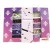 Pracht Creatives Hobby 4800-04041 - Set da bricolage con Perline di Vetro in Vari Disegni e tonalità di Viola, con Accessori, Set di Perline per la creazione di Gioielli