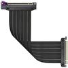 Cooler Master MasterAccessory Cavo Riser PCIe 3.0 x16 Ver. 2 - Schermato EMI, cavo TPE ultra flessibile, slot PCI rinforzati, connettori pin dorati, involucro protettivo ABS - 300mm