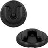 PEUTIER 2 Pezzi Supports de Micro pour Autoradio, Rotondo Support Radio Cb con Retro Adesivo Supporto per Supporto per Gancio per Microfono per Radio CB Compatibile con Alinco Anytone Bao-Feng