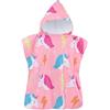 DKDDSSS Asciugamano Poncho Bambino, Asciugamano Mare Bambino, Poncho da Bagno per Bambini, Asciugamano da Spiaggia per Bambini, con Cappuccio, per Bambini 2-8 anni