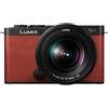 Panasonic Lumix DC-S9KE-R Videocamera Mirrorless Full Frame Open Gate per Vlogging, 24,2MP, Video 6K/4K, PDAF 779 Punti, Stabiliz. Immagine, Schermo Free-Angle, WiFi 5Ghz, Obiettivo 20-60mm, Rosso