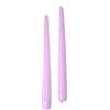 Cereria Di Giorgio - 10 Candele Coniche - Diametro 2,2 cm Altezza 25 cm - Colore Viola polvere - Durata 7 ore - Standard per candelabro