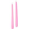 Cereria Di Giorgio - 10 Candele Coniche - Diametro 2,2 cm Altezza 25 cm - Colore Rosa polvere - Durata 7 ore - Standard per candelabro