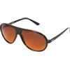 KISS BLOW Occhiali da Sole Uomo Donna - Design Aviatore Classico - Lenti UV400 TAC Polarizzate & Blue Blocker per Massima Protezione - Perfetti per Guida Notturna, Sport & Stile Versatile