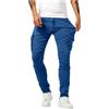 Generico Salopette Jeans Neonato 12 Mesi, Uomo Strappati Skinny Elasticizzati Vita Alta, Pantaloni da Moto Imbottito Gamba Larga Larghi Baggy