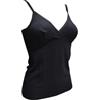 EGI Micromodal Canotta Forma Del Seno, Incrocio, 1133, Made In Italy (M, NERO)