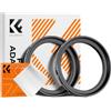 K&F Concept 2 pcs Anello Adattatore Step-Up da 39mm a 43mm, Filtro Anello Adattatore con Un Panno di Pulizia