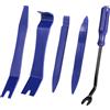 AiQInu Kit Smontaggio Plastiche Auto 5 Pezzi, Kit Smontaggio Pannelli Auto, Leve Plastica Smontaggio Auto per Pannelli Auto Autoradio Cruscotto (Blu)