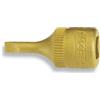 Hazet 8503-1.6X10 Inserto Chiave a Bussola per Giraviti, Oro, Attacco Quadro, Cavo, 6.3 mm 1/4 di Pollice