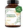 NEWCOM LAB- Magnesio Completo 5 Composti Di Alta Qualità - Magnesio Malato, Magnesio Bisglicinato, Ossido di Magnesio, L-Ascorbato di Magnesio e Magnesio Citrato-180 Capsule da 450 Mg Dose giornaliera