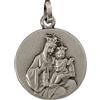 I G J MEDAGLIA SCAPOLARE DEL CARMELO (MADONNA DEL CARMINE) - IN ARGENTO MASSICCIO 925-100% MADE IN ITALY