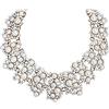 EVER FAITH Rhinestone Cristallo Vintage Stile Abiti Statement Girocollo Collana per Donne Ragazze